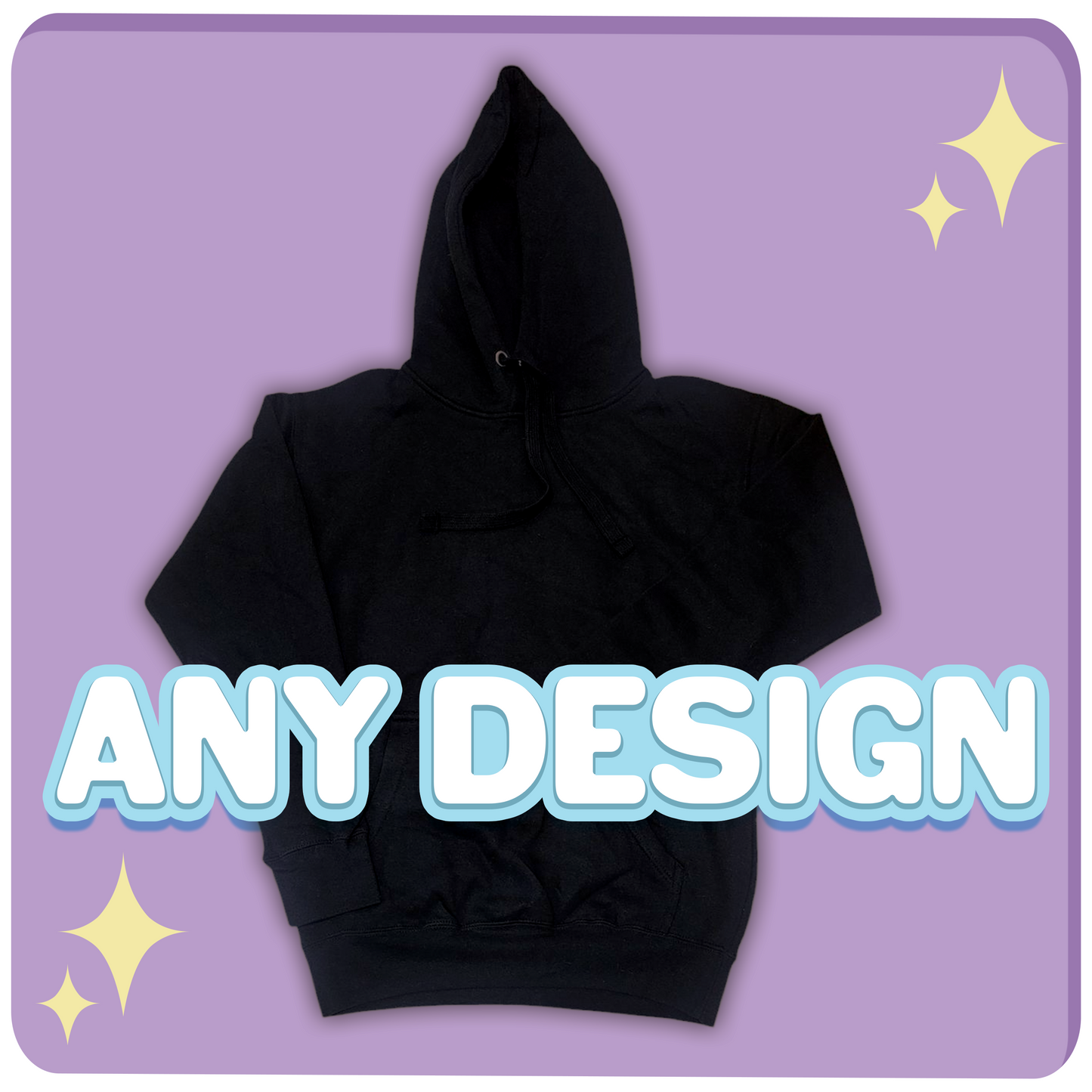 Any Design Hoodie Black