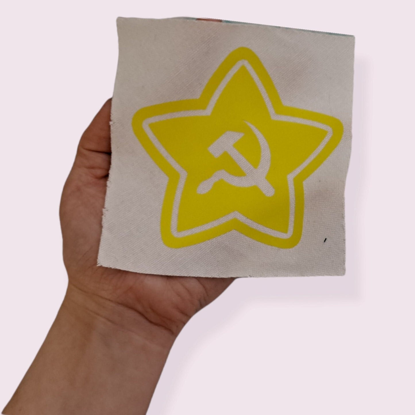 Hammer Sickle Star Sew on Patch