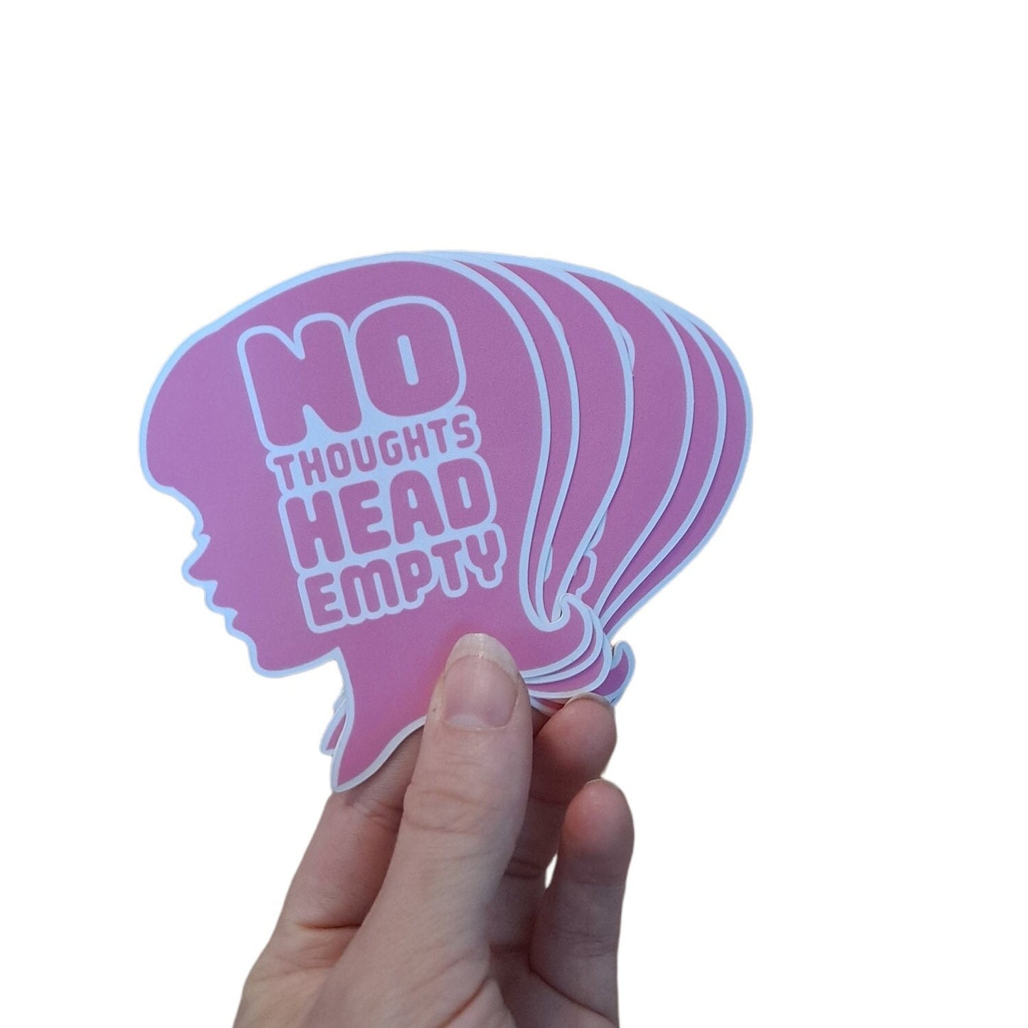 No Thoughts Head Empty Sticker