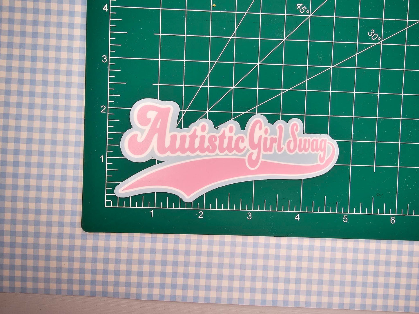 Autistic Girl Swag Sticker
