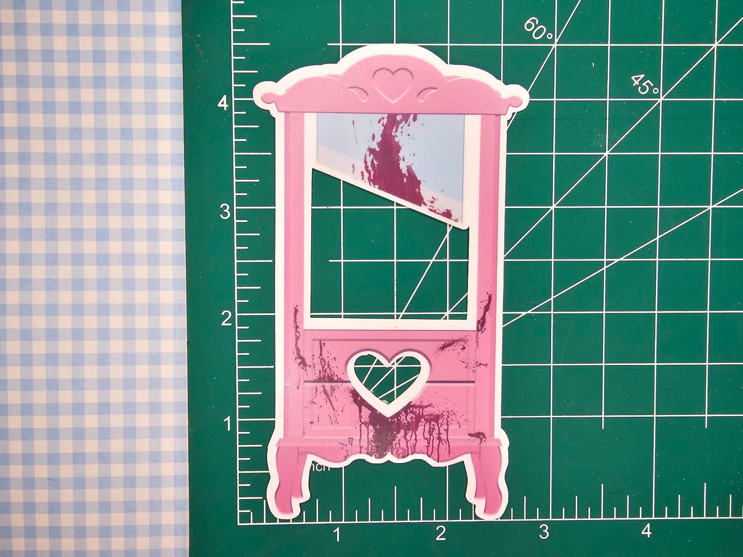 Pink Guillotine Sticker
