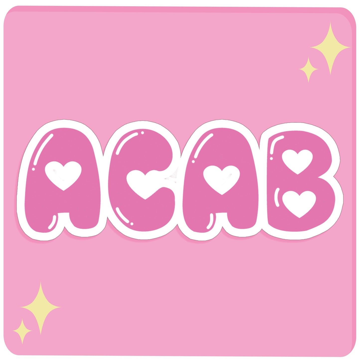 Cute ACAB sticker