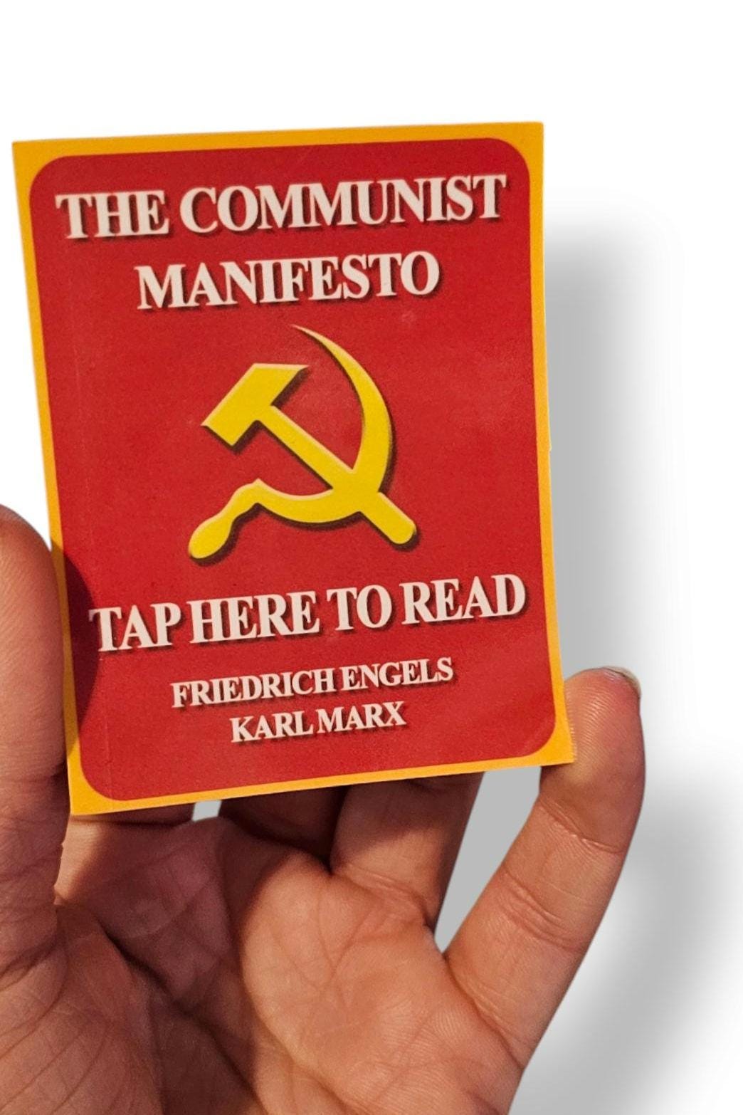 Communist Manifesto NFC Sticker