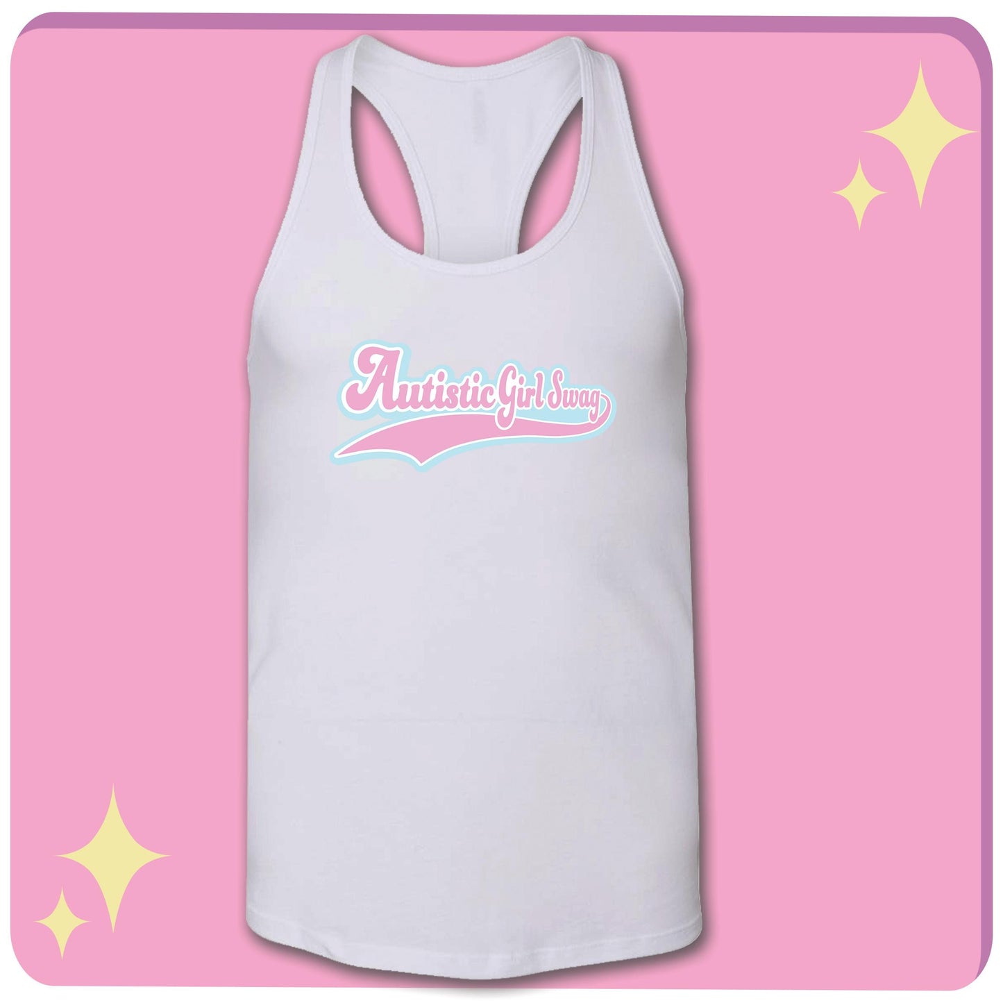 Autistic Girl Swag Tank Top