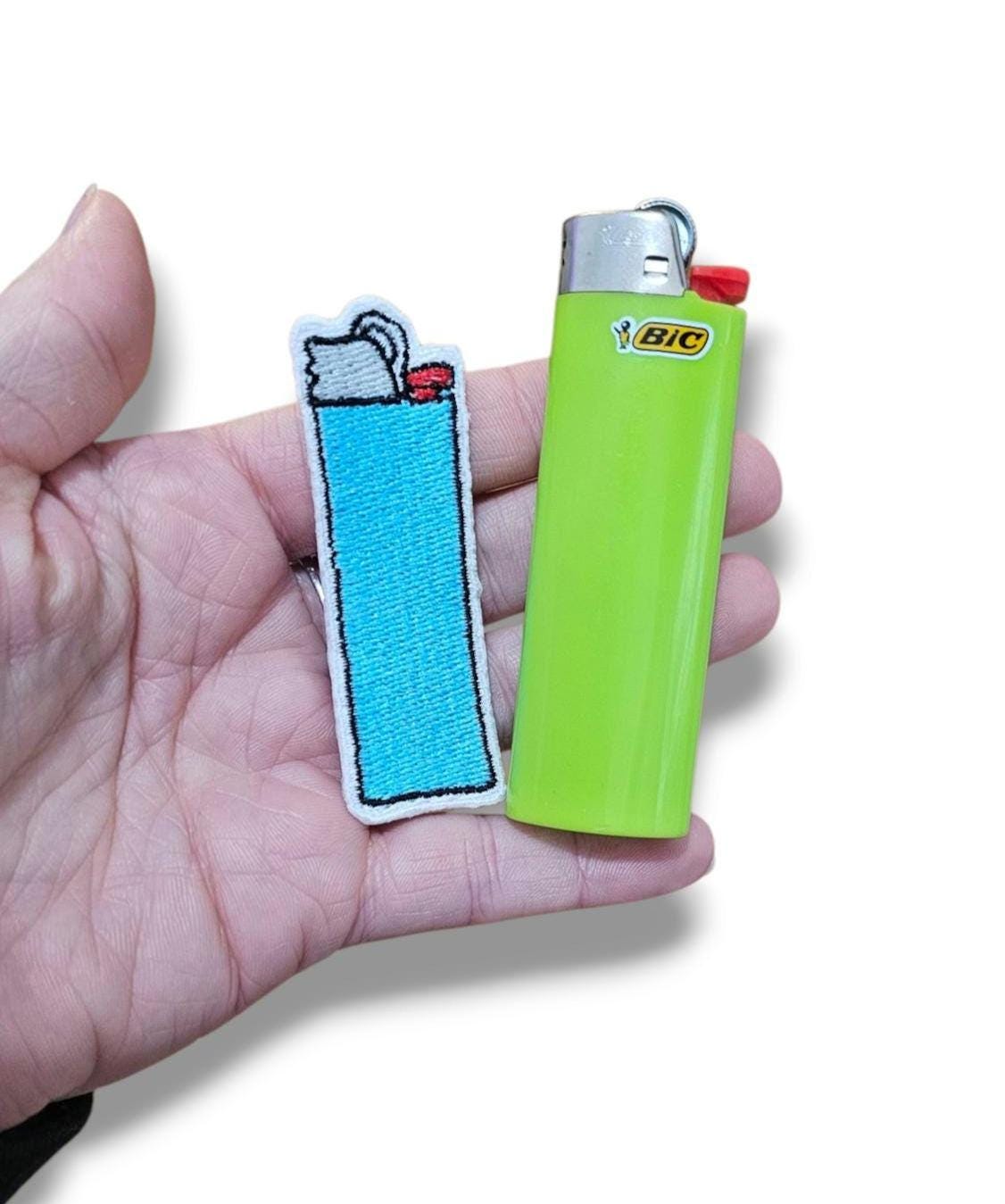 Lighter Embroidered Patch