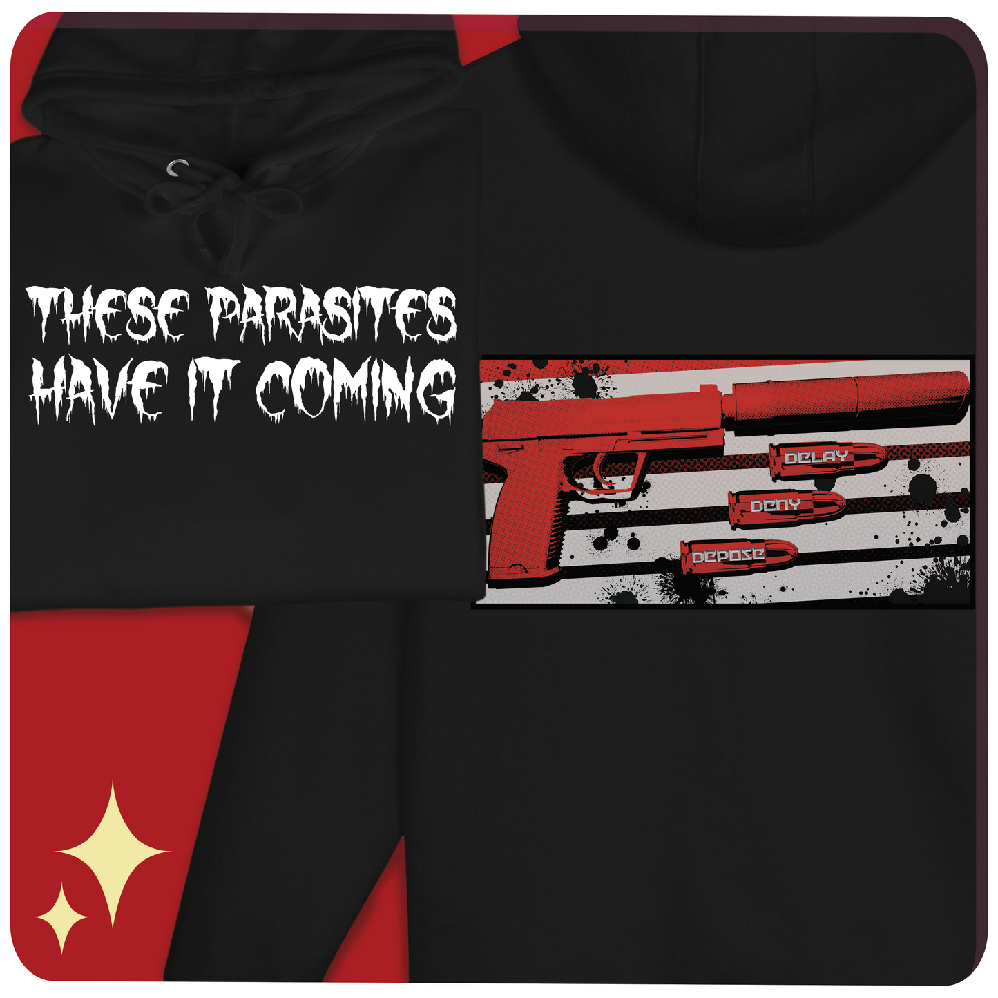 Parasites Hoodie - Black