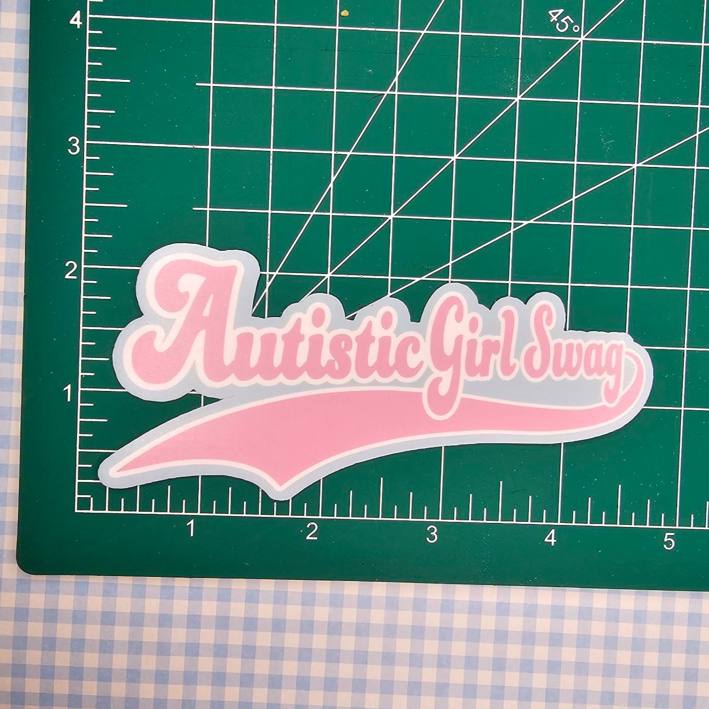 Autistic Girl Swag Sticker