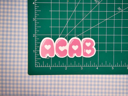 Pink ACAB Sticker