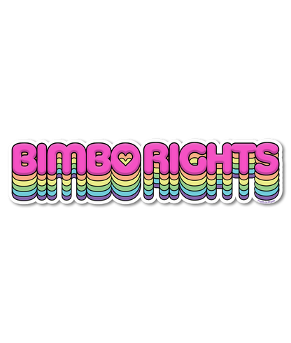 Bimbo Rights Sticker