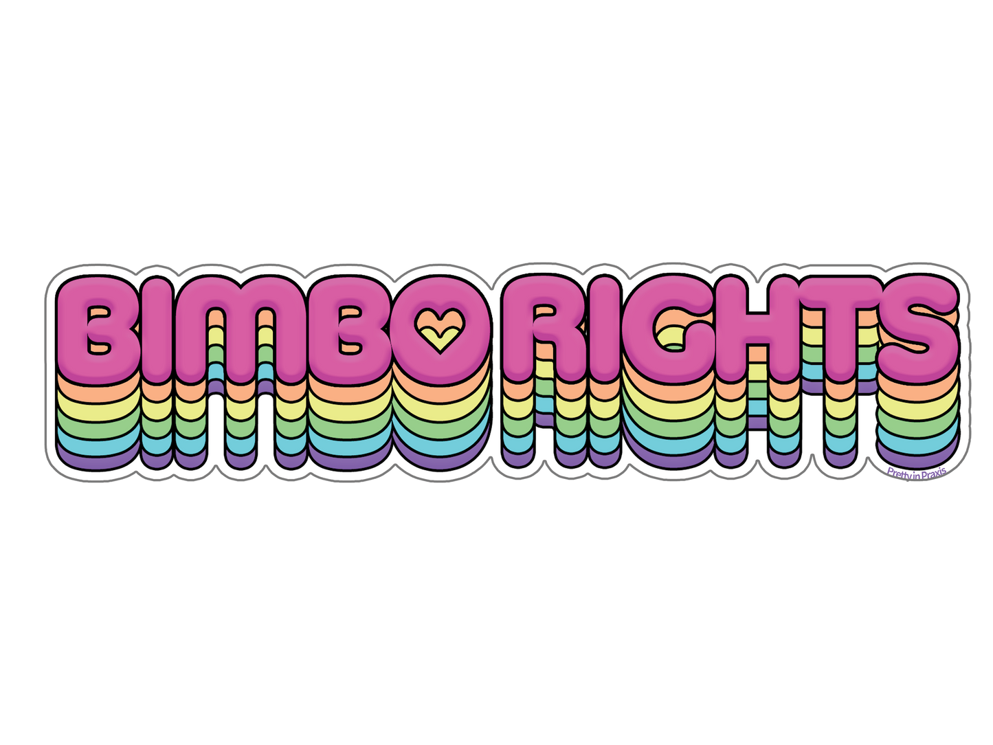 Bimbo Rights Sticker