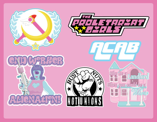 Workers of the World Sticker Pack